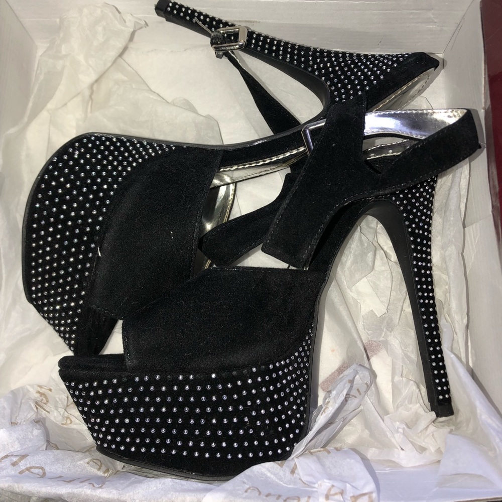 Bedazzled heels